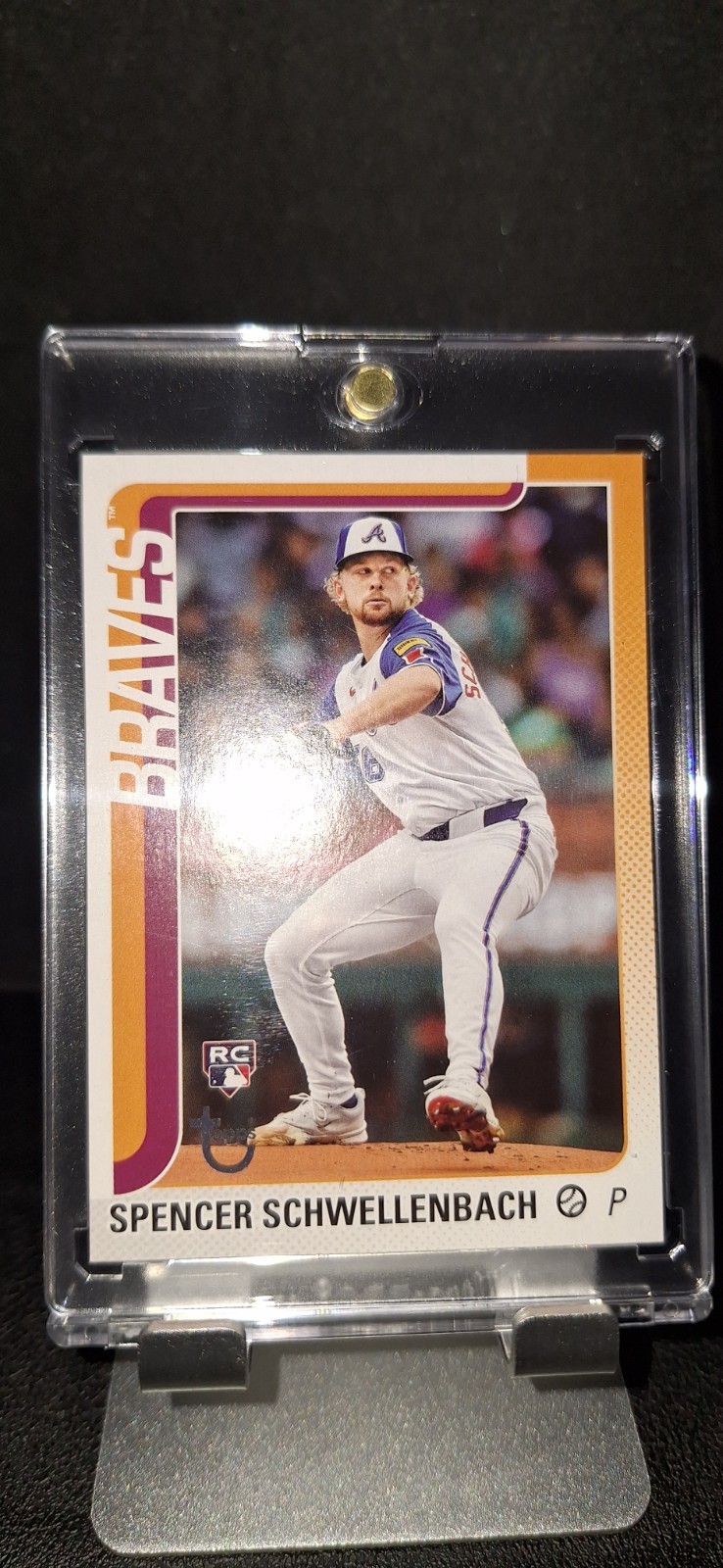 2025 Topps Series 1 - Spencer Schwellenbach #103 Vintage Stock Retro /99 (RC)