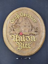 Werbeschild - Groß Gerauer Union Bier - Brauerei - Sammlungsauflösung Nachlass