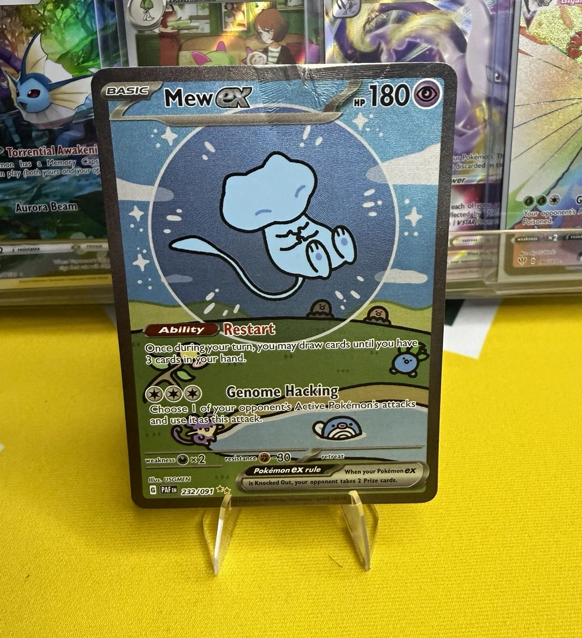 Mew ex - Paldean Fates #232 Price & Value ($872.64) | PokeScope