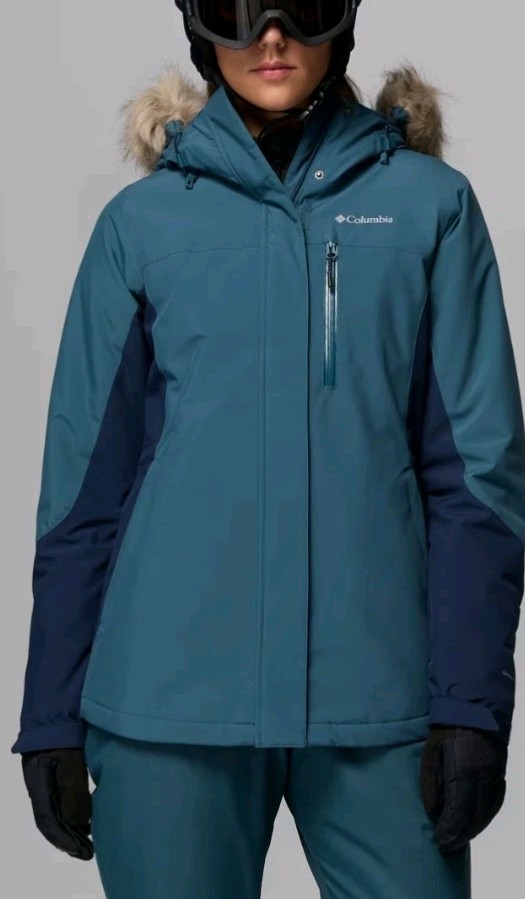 Womens Columbia Ava Alpine! Omni Heat Waterproof HOODED Ski Jacket Sz XL image 5