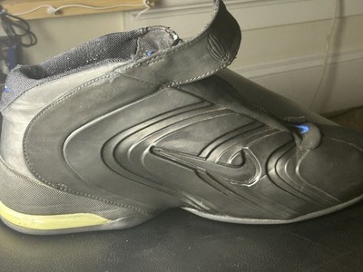 Nike Air Max Penny Men s Mid Top Sneakers Black/Blue Zip + Hook & Loop