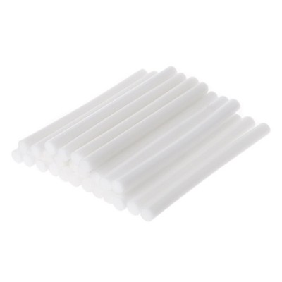 25pcs Hot Melt High Viscosity White 7mm For DIY Craft Toy Repair Tool