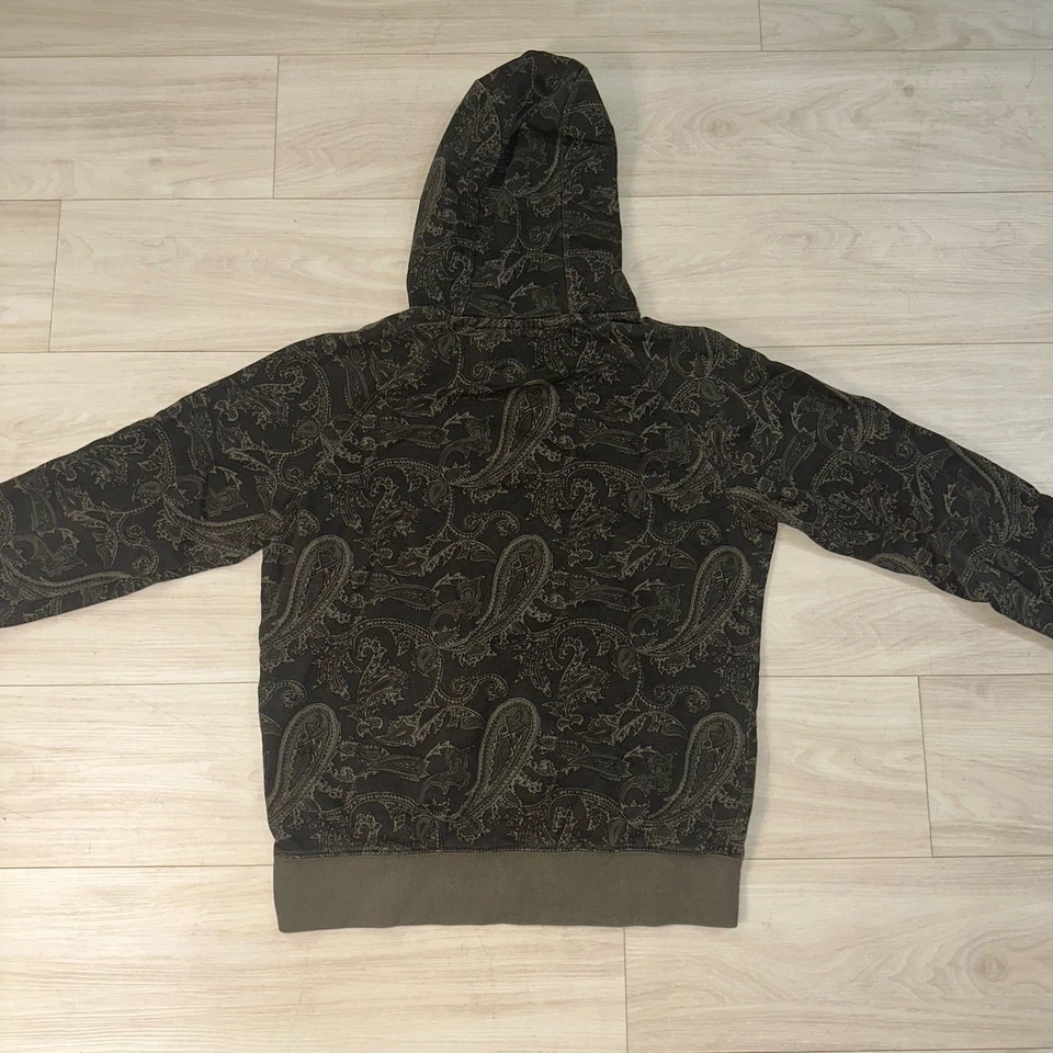 Sudadera con Capucha American Eagle Paisley Para Hombre Mediana Y2K Pullover Sudadera con Capucha Logotipo De Colección Foto 4 de 4