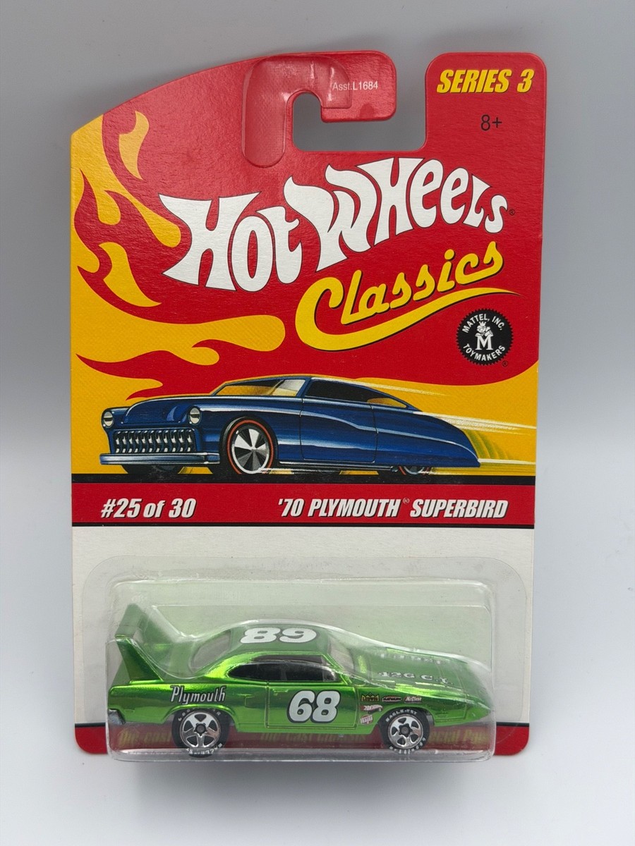 Hot Wheels Classics #25 1970 Plymouth Superbird, Green, 1:64, NIB
