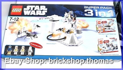 Lego Star Wars Star Wars Super Pack 3 in 1 (7749, 8083, 8084)- 66364 - NEU / NEW