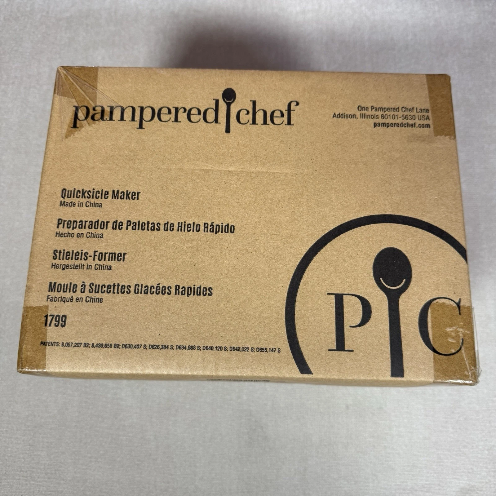 Pampered Chef Quicksicle Maker #1799 New Fast Frozen Treat Pop Maker NIB