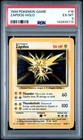 1999 POKEMON BASE SET UNLIMITED #16 ZAPDOS-HOLO PSA 6