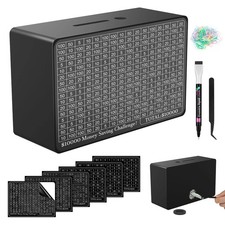 Wooden Money Saving Box, Cash Vault Savings Box for 10000 5000 3000 1000 800