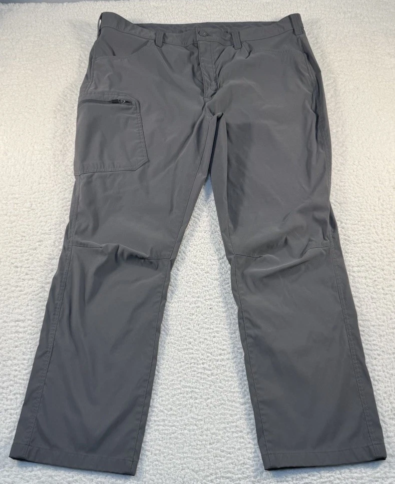Eddie Bauer Men's Gray Rainier Tech Utility Hiking Pants Size 40X32 D3353282