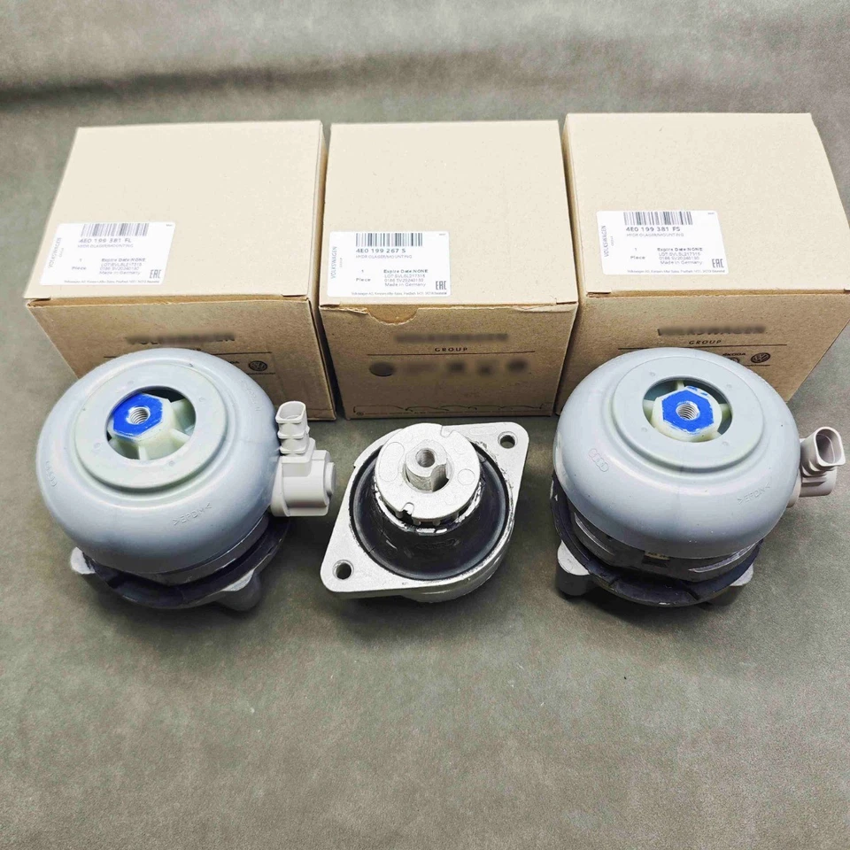 3X Sensor Engine Mount Kit 4E0199381FL 4E0199381FN 4E0199267S for Audi S8 A8 Foto 3 de 4