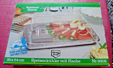 Serviertablett Speisekühler Schöner Essen Edelstahl mit Haube 7tlg. Rostfrei