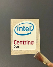 1 x Intel Centrino Duo Sticker Label Decal Badge 16mm x 20mm
