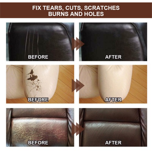 20ml Advanced Leder Reparaturset Füller Vinyl Zum Selbermachen Autositz Flicken Sofa Reißlöcher - Bild 3 von 14