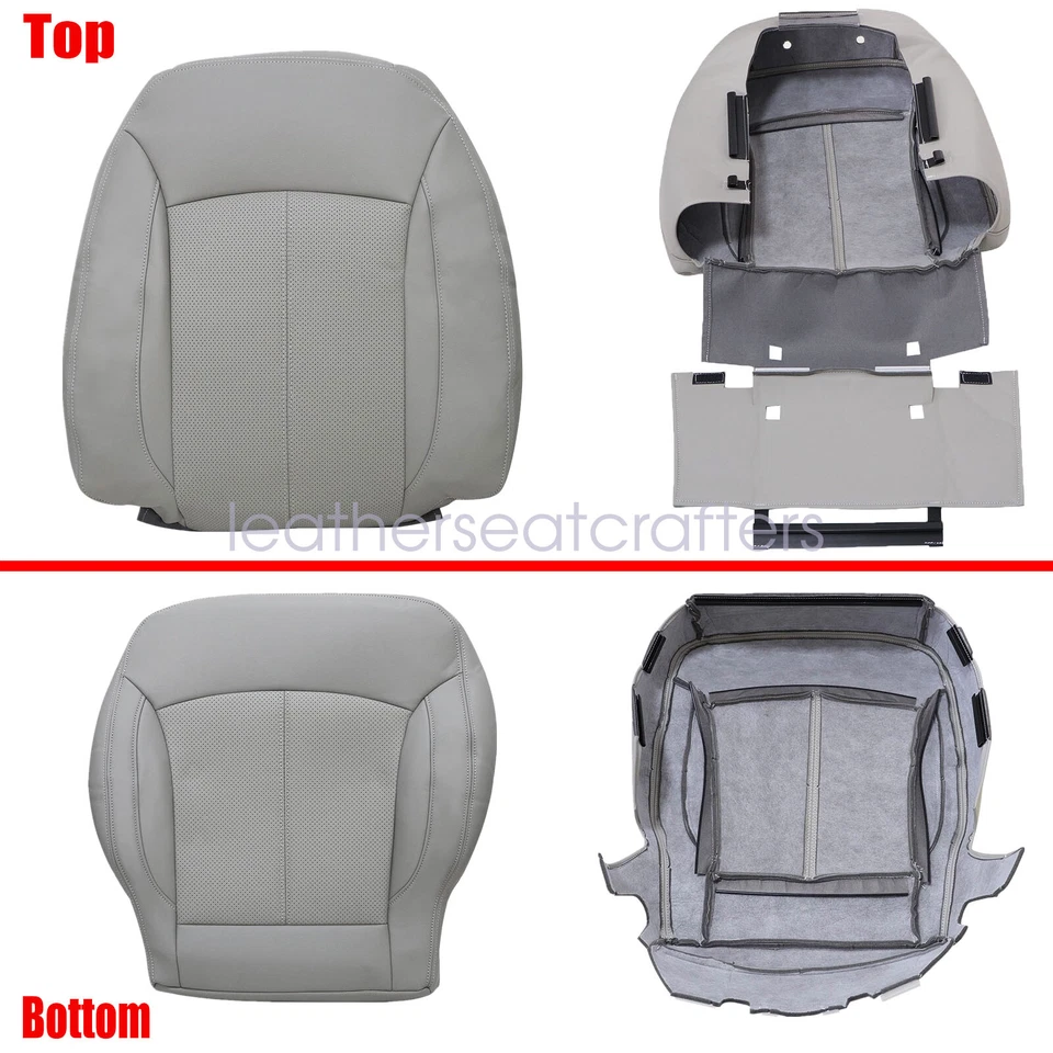 Hot Sale For Buick LaCrosse 2010-2013 Driver Bottom-Top Leather Gray Seat Cover Foto 3 de 4