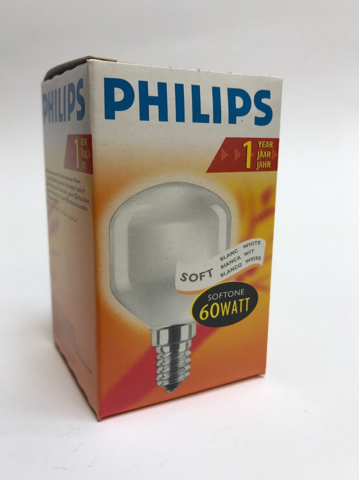 Philips Drop Lamp Softone White E14 60W Opal Bulb T45 60W 230V Lamp