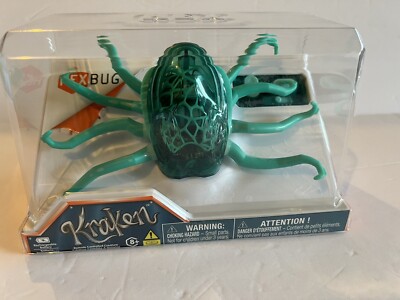 HEXBUG KRAKEN GREEN Remote Control Rechargeable 6-inch 8-Legged Creepy Crawler
