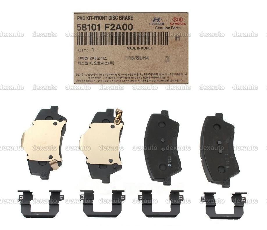 Juego de pastillas de freno de disco delantero para Hyundai (N/P 58101D4A20)