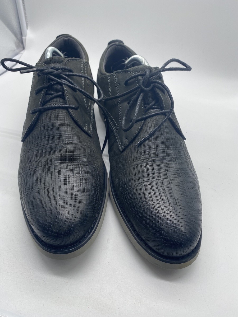 Steve Madden Mens Oxford Shoes Size 11 Grey Black Leather  display picture 3