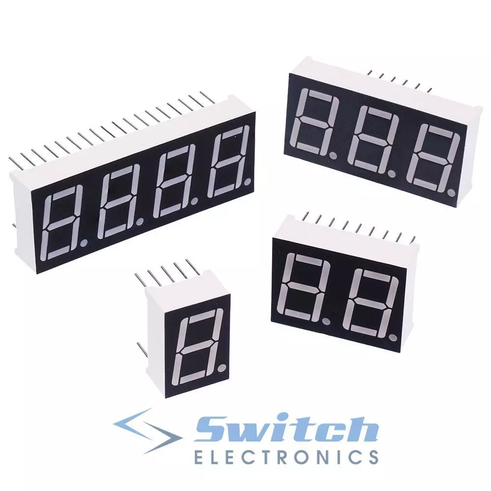 Seven 7 Segment LED Display 0.56
