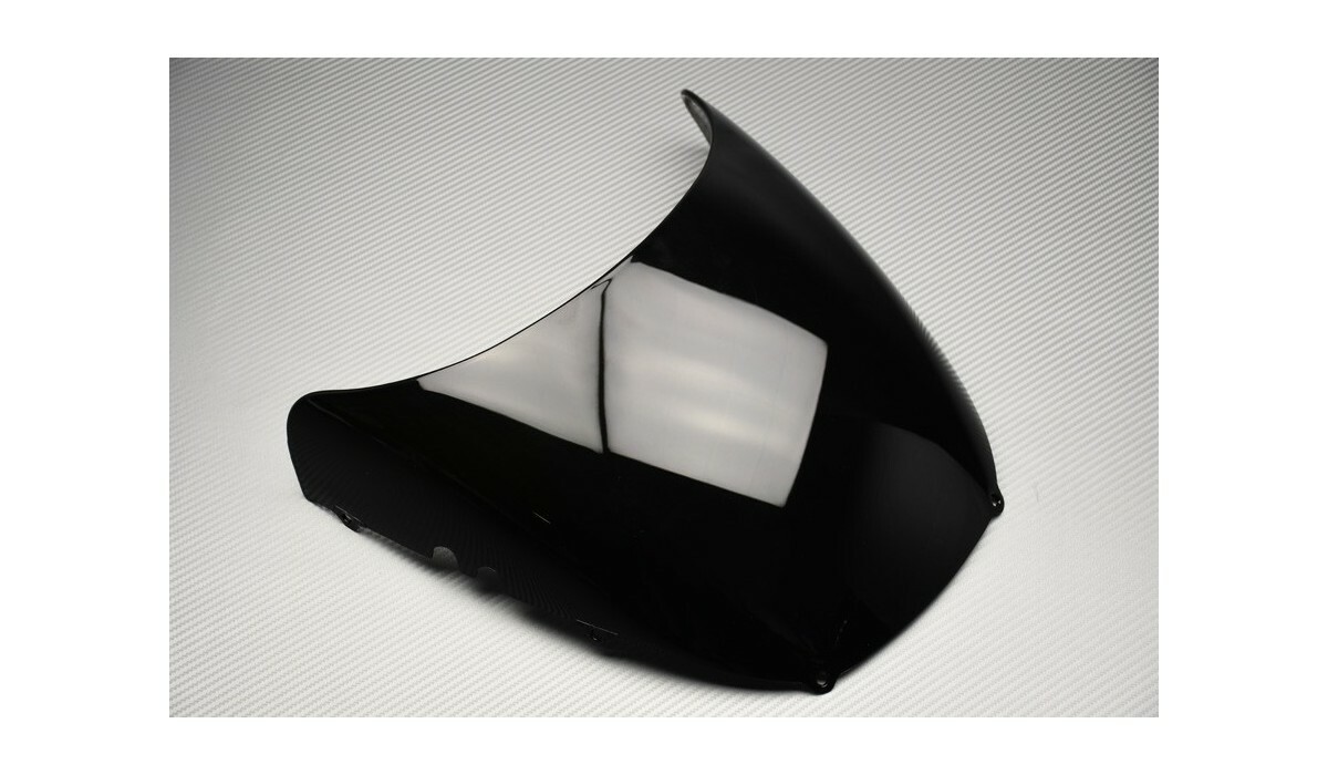 Bulle parabrisas noire double courbe Honda VFR 400 R 1989 1990 1991