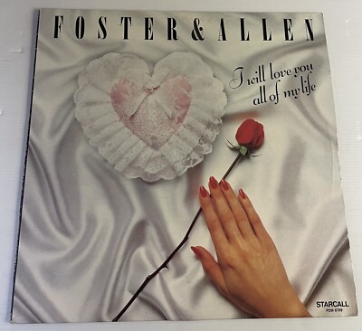 Foster & Allen I Will Love You All My Life Vinyl Record 12  33RPM POW 6789 1984