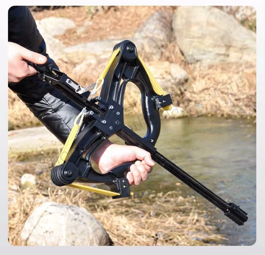 Arco compuesto 60 libras honda láser arco conjunto divertido juego de bolas de acero para disparar al aire libre Foto 3 de 4