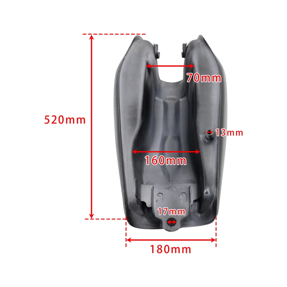 Benzintank Kraftstoffhahn Tankdeckel schwarz für Honda CG 125 CB 125 Cafe Racer - Bild 2 von 4