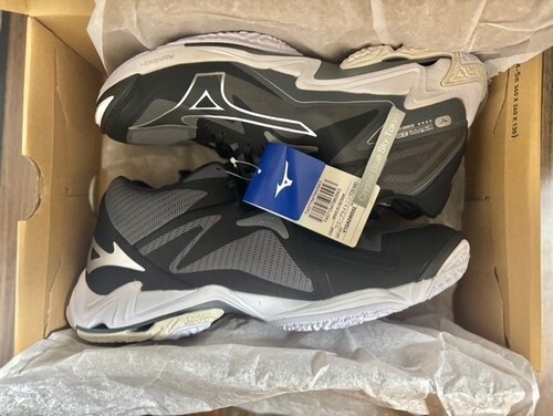 MIZUNO Volleyball Shoes WAVE LIGHTNING Z8 MID V1GA2405 52 Black 31.0cm US13 - Picture 1 of 16