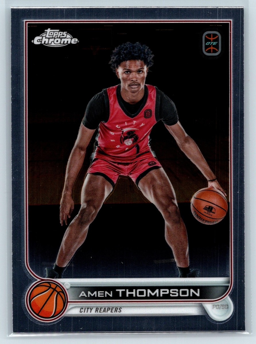 Amen Thompson 2022-23 Topps Chrome Overtime Elite City Reapers #79 