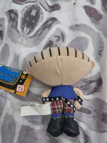 Family Guy Stewie Punk Rocker Soft Plush Toy 7” 2008 Nanco VTG - Picture 4 of 4