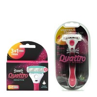 40Xwilkinson Quattro For Women Sensitive Rasierklingen + 1X App. Inkl. 4 Klingen