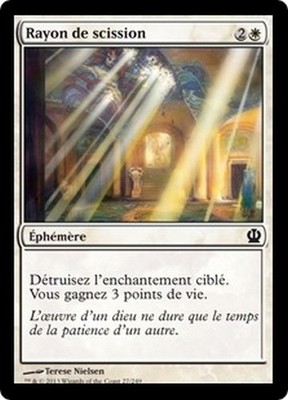 MTG Magic THS - (4x) Ray of Dissolution/Rayon de scission, French/VF