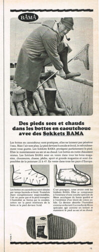 1966 ADVERTISING 124 BAMA les sokkets for rubber boots - Picture 1 of 1