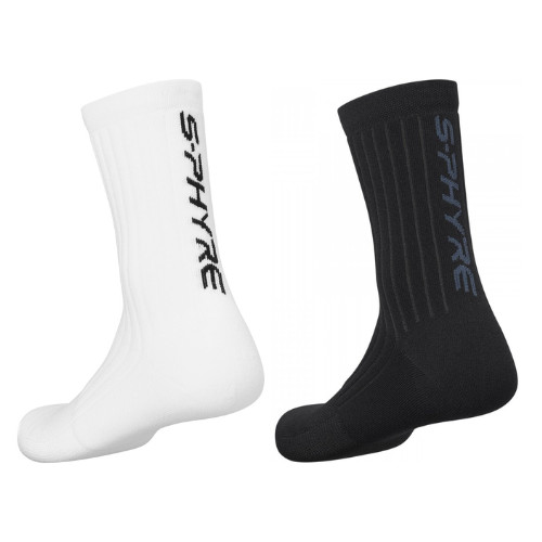 Calcetines Shimano S-PHYRE FLASH Negro Blanco S(36-40) M(41-44) L(45-48)