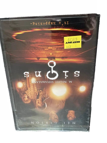 DVD Signs 2002 Movie Mel Gibson Sci Fci Aliens Action Collection Film Drama