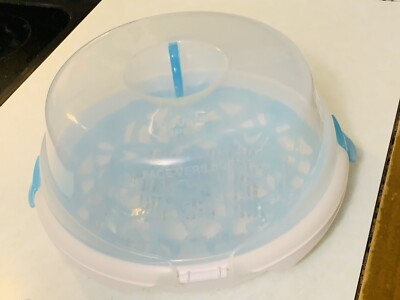 Munchkin Baby Bottle Sterilizer Steam Guard Microwave Cleaner All Natural NWB