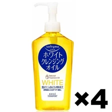 Kose Softymo White Cleansing Oil Makeup Remover 4Pack Set 230ml Made in Japan