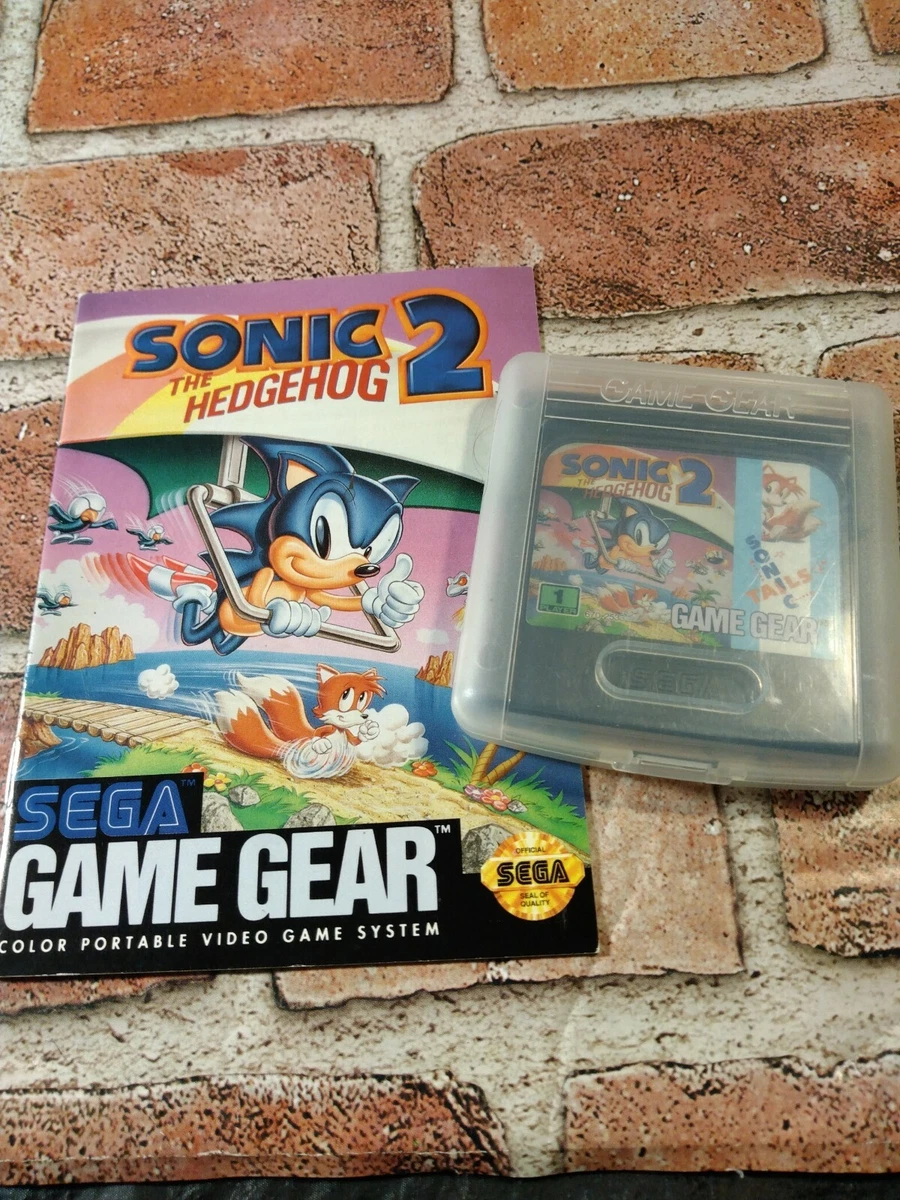 Vintage SONIC THE HEDGEHOG 2 Sega Game Gear Handheld Video 