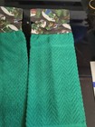 HANDMADE HANGING KITCHEN TOWELS Green With Camper Dish towels (2) — photo 3