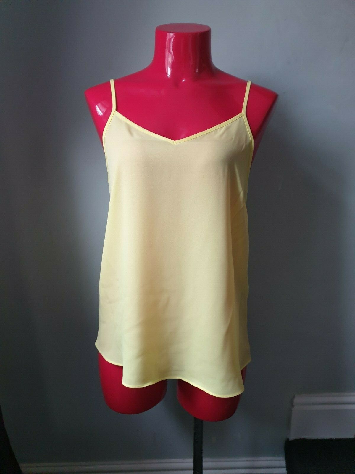 PRIMARK CAMI CAMISOLE / VEST TOP POLYESTER FLOATY VARIOUS SIZES