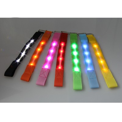 HV05 Illuminated LED Armband Hi Vis Reflective Safety Cycling Running Jogging
