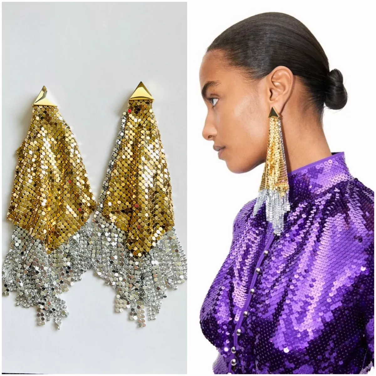 H&m clip on earrings sale