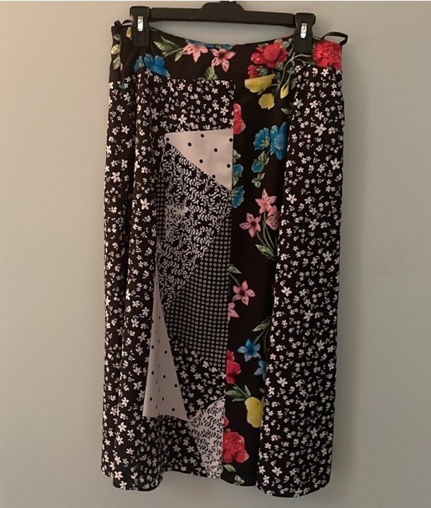 Calvin Klein Mixed Pattern Patchwork Floral Check… - image 5