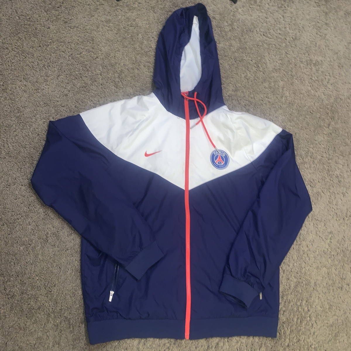 Nike Paris Saint Germain PSG Soccer Jacket Men's L Hoodie