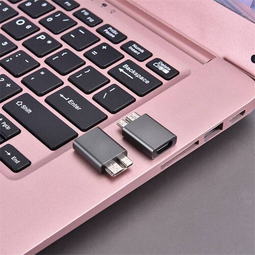 Portable Adapter C Type 3 Connector Female USB to B MicroMale USB-C - Afbeelding 4 van 8
