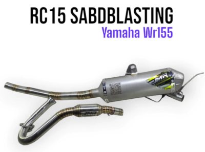 #ad #ad EXHAUST FULL SYSTEM STANDARD RC15 SANDBLAST FOR WR 155 ORIGINAL JMR RACING $337.00