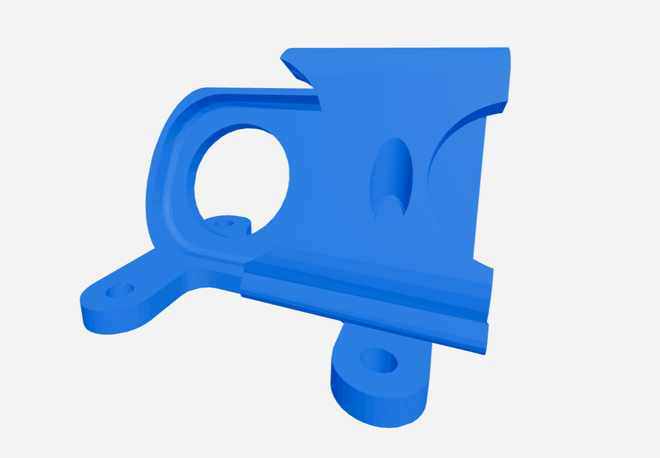 Support GoPro Imprimé En 3D Pour Drone FPV Botgrinder Grinderino - Montage Facile, Noir