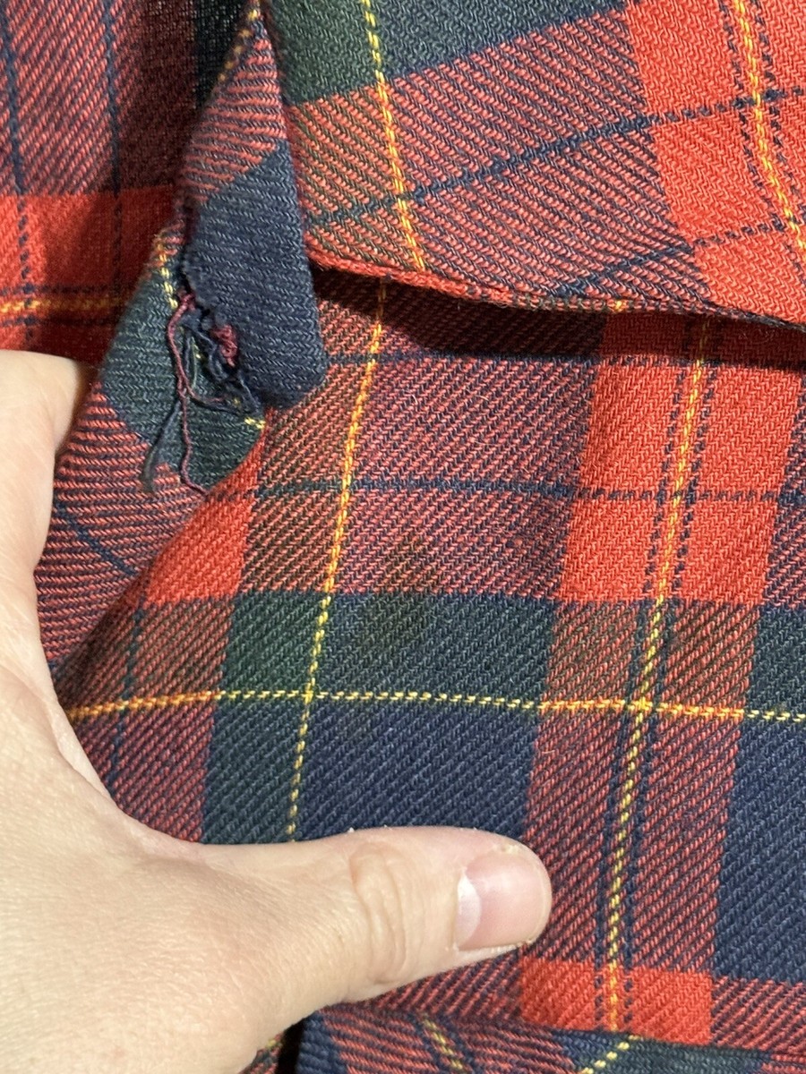 Vintage 50s Pilgrim Nobility Sportswear Plaid Wool Shirt Vintage 50s Pilgrim Nobility Sportswear Plaid Wool Shirt