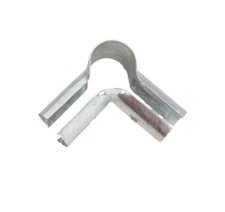 Chain Link 2" (1 7/8" OD) Post x 1 3/8" Rail Steel Corner Line Clamp (Pack of 4)