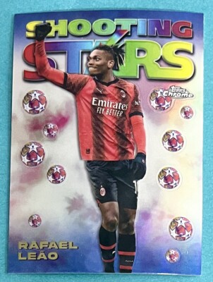 Rafael Leao 2023-24 Topps Chrome UEFA '98 SHOOTING STARS INSERT